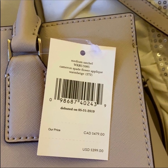 Sold❌❌❌New Kate spade Sacha appliqué flower bag - Picture 5 of 6